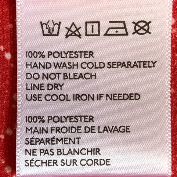 Urban Outfitters Bow Tie Blouse coincidence & chance Red White Dot Small S - Picture 8 of 15